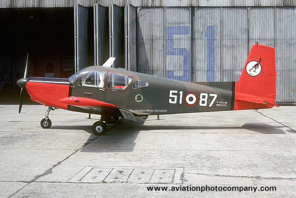 Italian Air Force 51 Stormo SIAI S-208M MM61975/51-87 (1988)