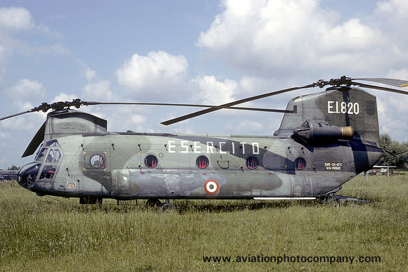 Italian Army Vertol CH-47C Chinook MM80842/EI-820 (1984)