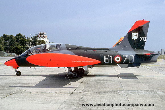 Italian Air Force 61 Stormo Aermacchi MB-339 MM54518/61-70 (1989)