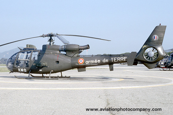 French Army EAALAT Aerospatiale SA.341F Gazelle 1703/AWQ (1990)