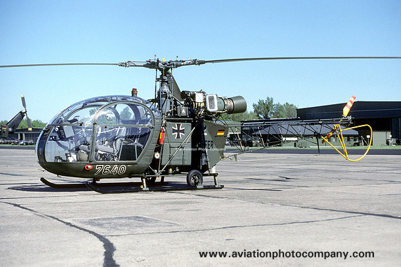 German Army HFR16 Sud Alouette II 76+40 (1990)