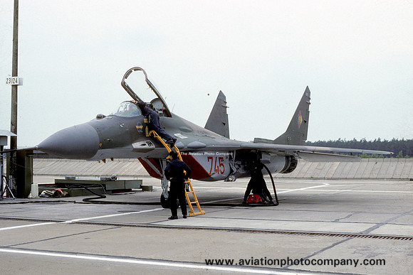 East German Air Force Mikoyan MiG-29 745 (1990)