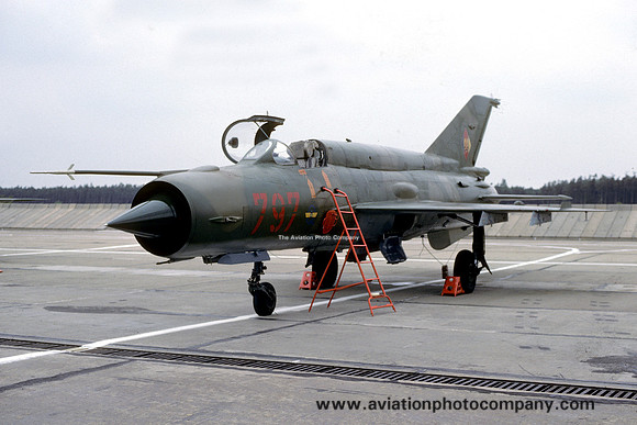 East German Air Force Mikoyan MiG-21bis 797 (1990)
