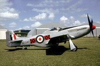North American P-51D-30-NA Mustang ZK-TAF marked as 'NZ2415' (1987)