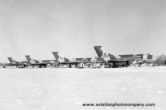 RAF Avro Vulcan B.2 lineup (1982)