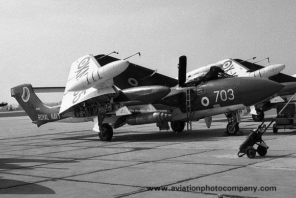 Royal Navy 890 Squadron De Havilland Sea Vixen FAW.2 XN685/VL703 (1971)