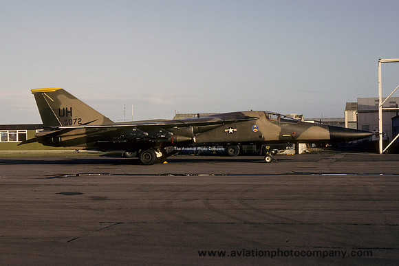 USAF 20 TFW 53 TFS General Dynamics F-111E Aardvark 68-0072/UH (1984)