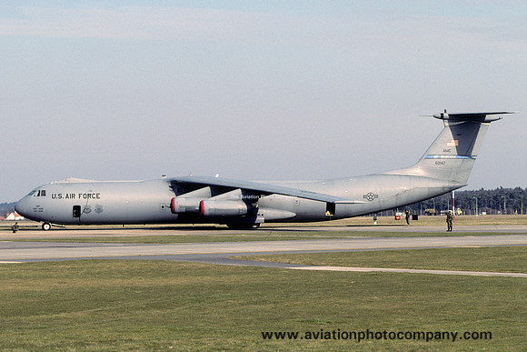 USAF 305/514 AMW Lockheed C-141B Starlifter 66-0147 at RAF Mildenhall (2003)