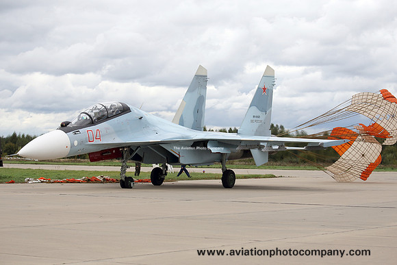 Russian Air Force Sukhoi SU-30SM RF-95820/04 red at Kubinka (2016)