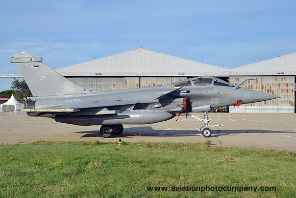 French Navy Dassault Rafale M 29 at Nimes (2015)