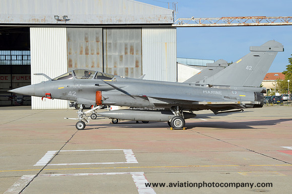 French Navy Dassault Rafale M 42 at Nimes (2015)