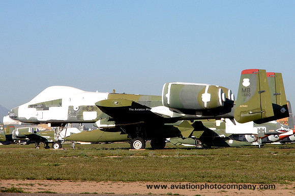 USAF Fairchild A-10A Thunderbolt 78-0680 stored at Davis Monthan (2005)