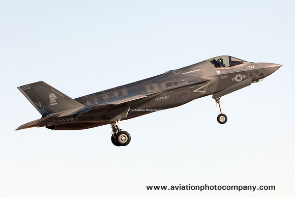US Marines VMFA-121 Lockheed F-35B Lightning 169167/VK-03 at MCAS Yuma (2016)