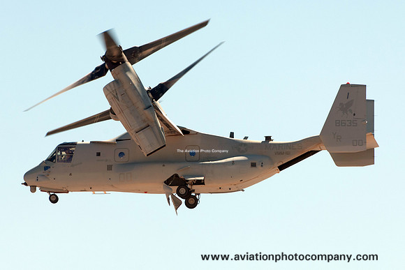 US Marines VMM-161 Bell-Boeing MV-22B Osprey 168635/YR-00 at MCAS Yuma (2016)
