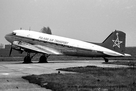 Polaris Air Transport Douglas C-47A LN-RTE (1966)