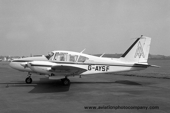 Air Anglia Piper PA-23-250 Aztec D G-AYSF (1975)
