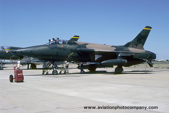 USAF AFRes 466 TFS Republic F-105B Thunderchief 57-5823/HI (1980)