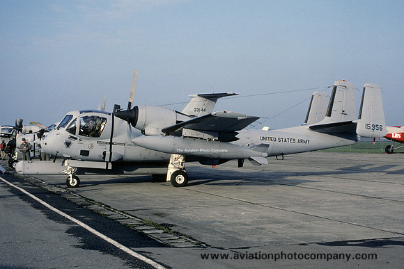 US Army 1 MIB Grumman OV-1D Mohawk 68-15956 (1987)