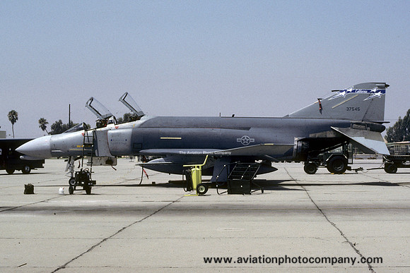 USAF California ANG 196 FIS McDonnell F-4C Phantom 63-7545 (1986)