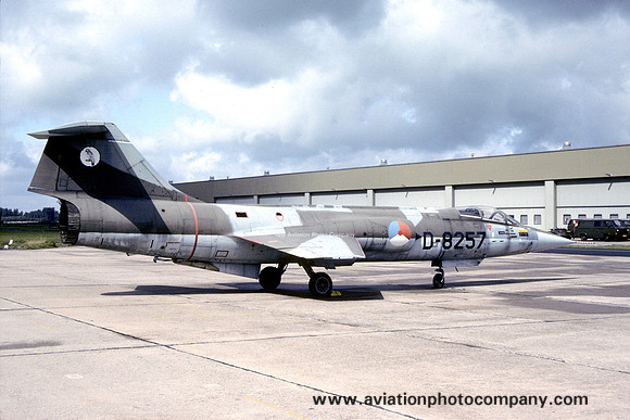 Dutch Air Force 322 Squadron Lockheed F-104G Starfighter D-8257 (1992)