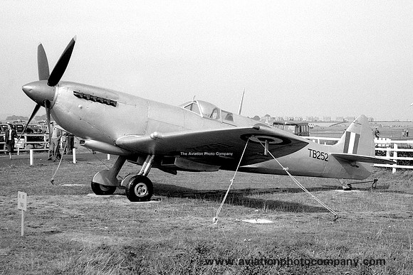RAF Supermarine Spitfire TB252 at RAF Acklington