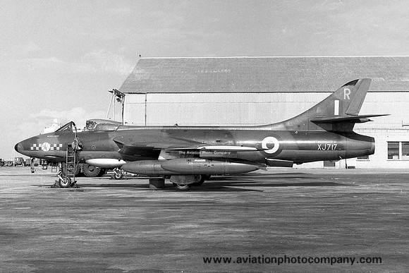 RAF 54 Squadron Hawker Hunter F.6 XJ717/R at RAF Luqa