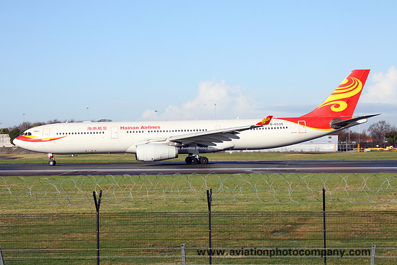 Hainan Airlines Airbus A330-300 B-6539 at Manchester (2017)