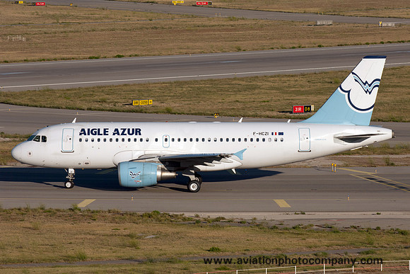 Aigle Azur Airbus A319-100 F-HCZI at Marseilles (2016)