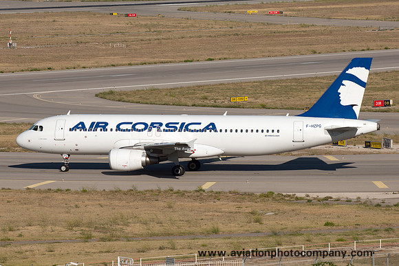 Air Corsica Airbus A320-200 F-HZPG at Marseilles (2016)