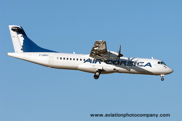 Air Corsica ATR-72-212 F-GRPY at Marseilles (2016)