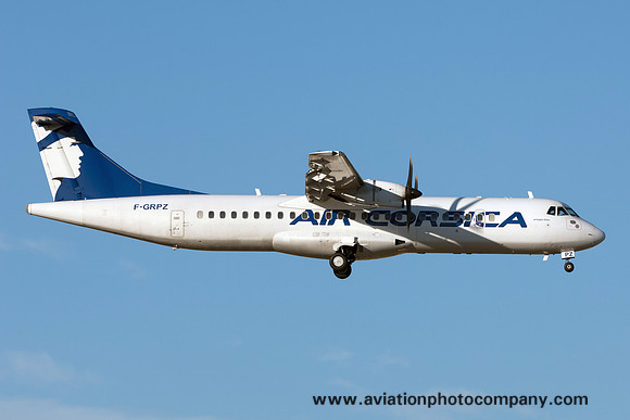 Air Corsica ATR-72-212 F-GRPZ at Marseilles (2016)