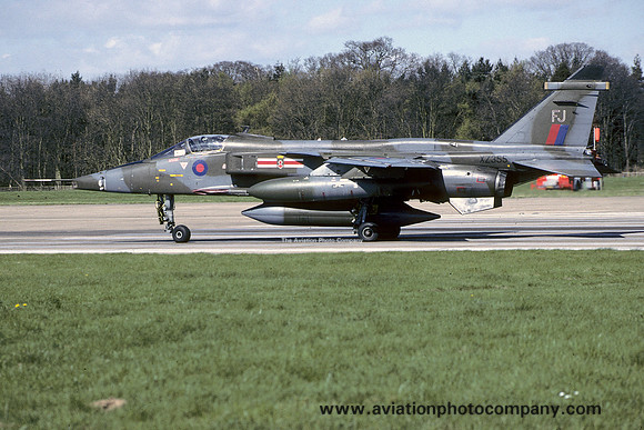 RAF 41 Squadron Sepecat Jaguar GR.1 XZ355/FJ at RAF Coltishall (1996)