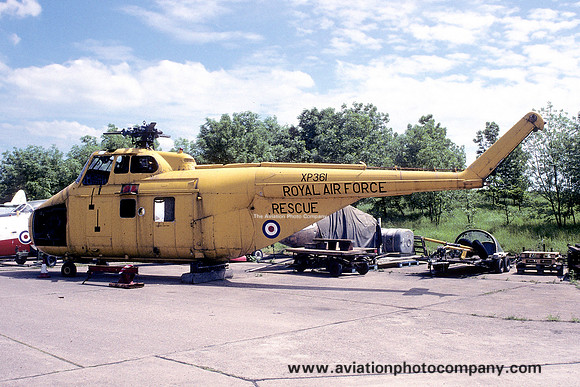 RAF Westland Whirlwind HAR.10 XP361 stored at Bruntingthorpe (1996)
