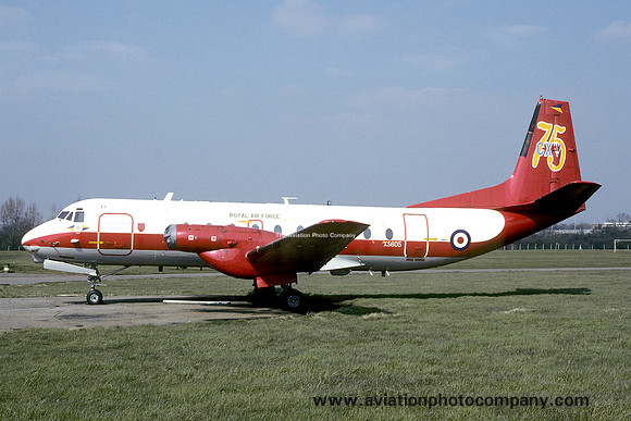 RAF Avro Andover E.3 XS605 stored at RAF Northolt (1995)