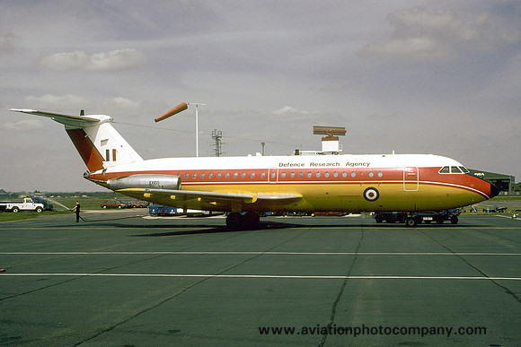 Defence Research Agency BAC 1-11 XX105 at Hurn (1996)