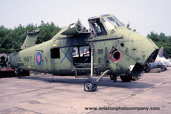 Royal Navy Westland Wessex HU.5 XT755 stored at Bruntingthorpe (1995)