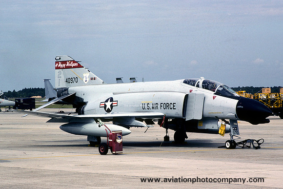 USAF North Dakota ANG 178 FIS McDonnell F-4D Phantom 64-0970 at Tyndall AFB (1982)