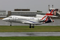RAF 32 Squadron Dassault Envoy IV CC.1 G-ZABH at Prestwick (2023)