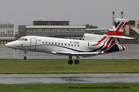 RAF 32 Squadron Dassault Envoy IV CC.1 G-ZABH at Prestwick (2023)