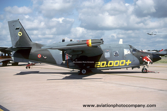 Italian Air Force 14 Stormo Piaggio P-166DL3 MM25157 at RIAT Fairford (2004)
