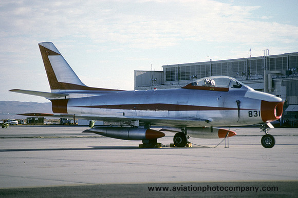US Navy NWC North American QF-86F Sabre 524467/831 (1990)