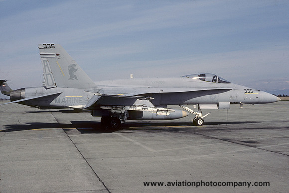 US Marines VFA-106 McDonnell Douglas F/A-18A Hornet 163116/AD-335 (1987)