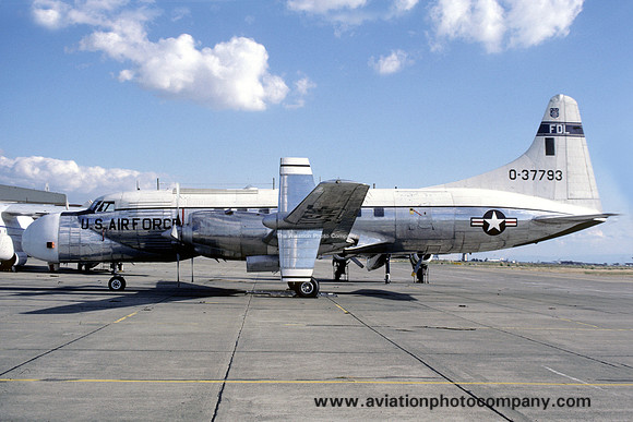 USAF Total In Flight Simulator Convair C-131H Samaritan 53-7793 (1986)