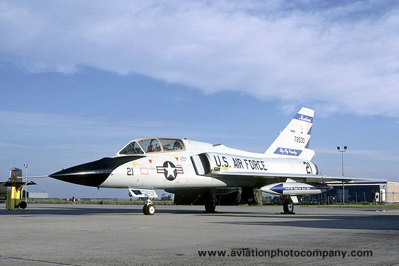 USAF Montana ANG 186 FIS Convair F-106B Delta Dart 57-2530 (1986)