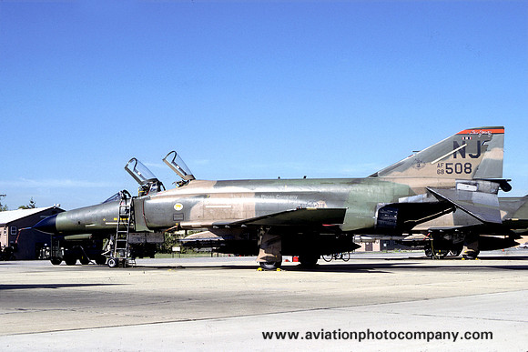 USAF New Jersey ANG 141 TFS McDonnell F-4E Phantom 68-0508/NJ (1986)