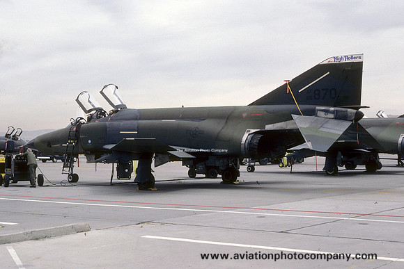USAF Nevada ANG 192 TRS McDonnell RF-4C Phantom 65-0870 (1985)