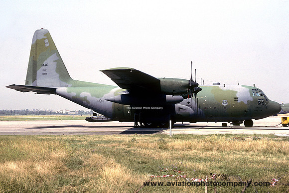 USAF 435 TAW Lockheed C-130E Hercules 64-0550 (1986)