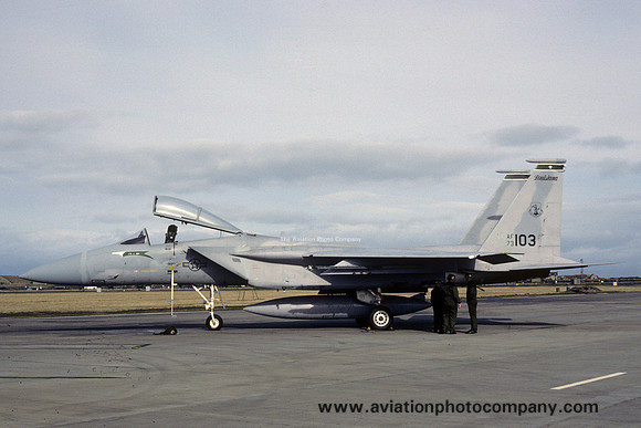 USAF Louisiana ANG 122 FIS McDonnell Douglas F-15A Eagle 73-0103 (1987)