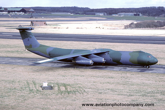 USAF 437 MAW Lockheed C-141B Starlifter 65-0273 at Prestwick (1987)