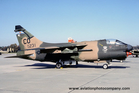 USAF Colorado ANG 120 TFS LTV A-7D Corsair 72-0231/CO (1982)